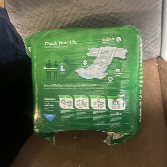 FitRightOptiFitUltraAdult Briefs🩲Incontinence Diapers wTabsLarge44-56" 20 Count - Picture 6 of 6